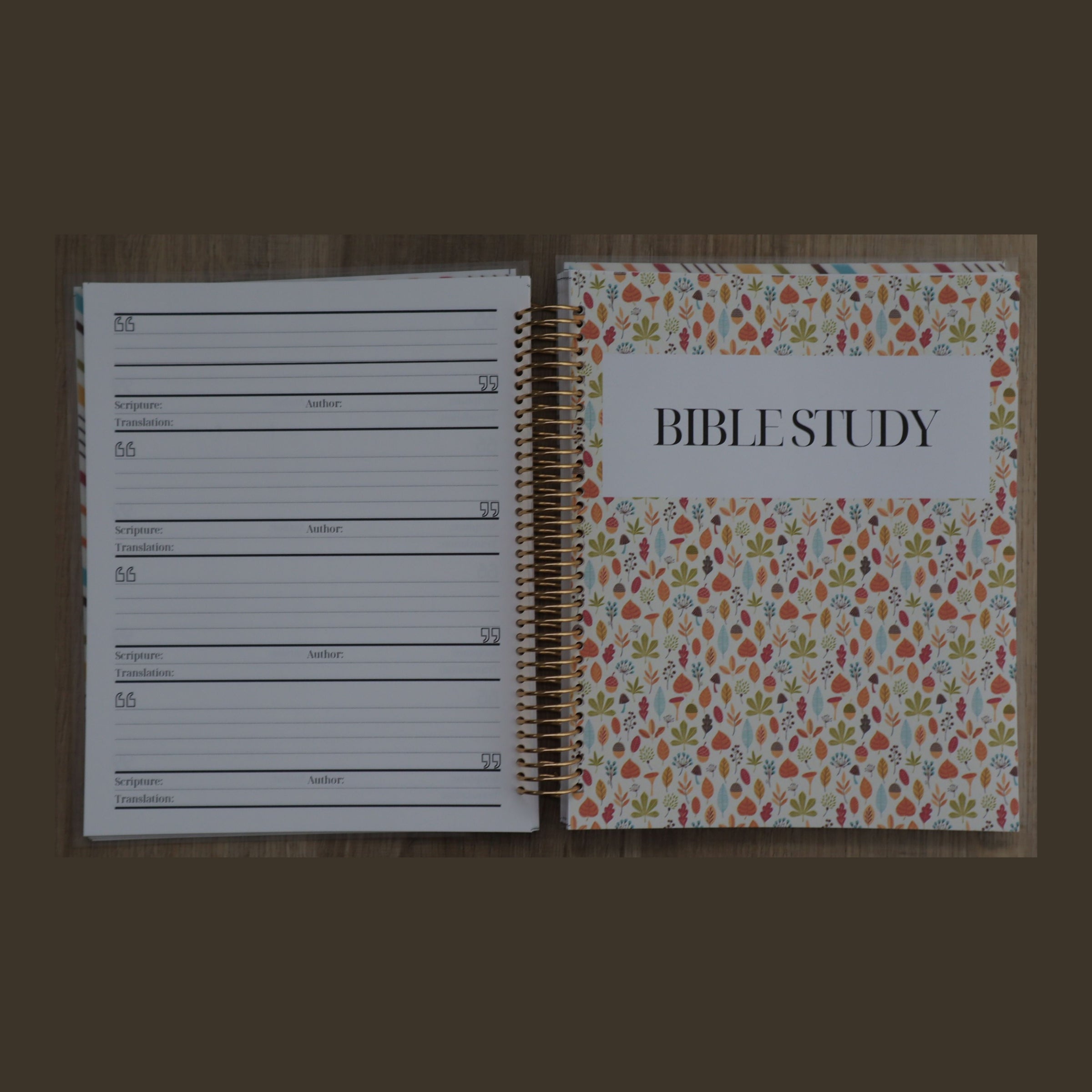 The Bible Study Planner - Undated 2025