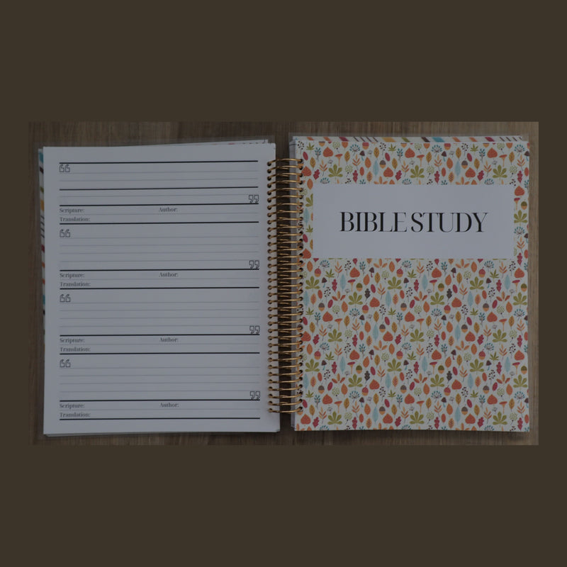 The Bible Study Planner - Undated 2025