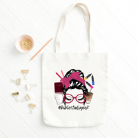 The Bible Study Geek Canvas Tote - Iced Coffee