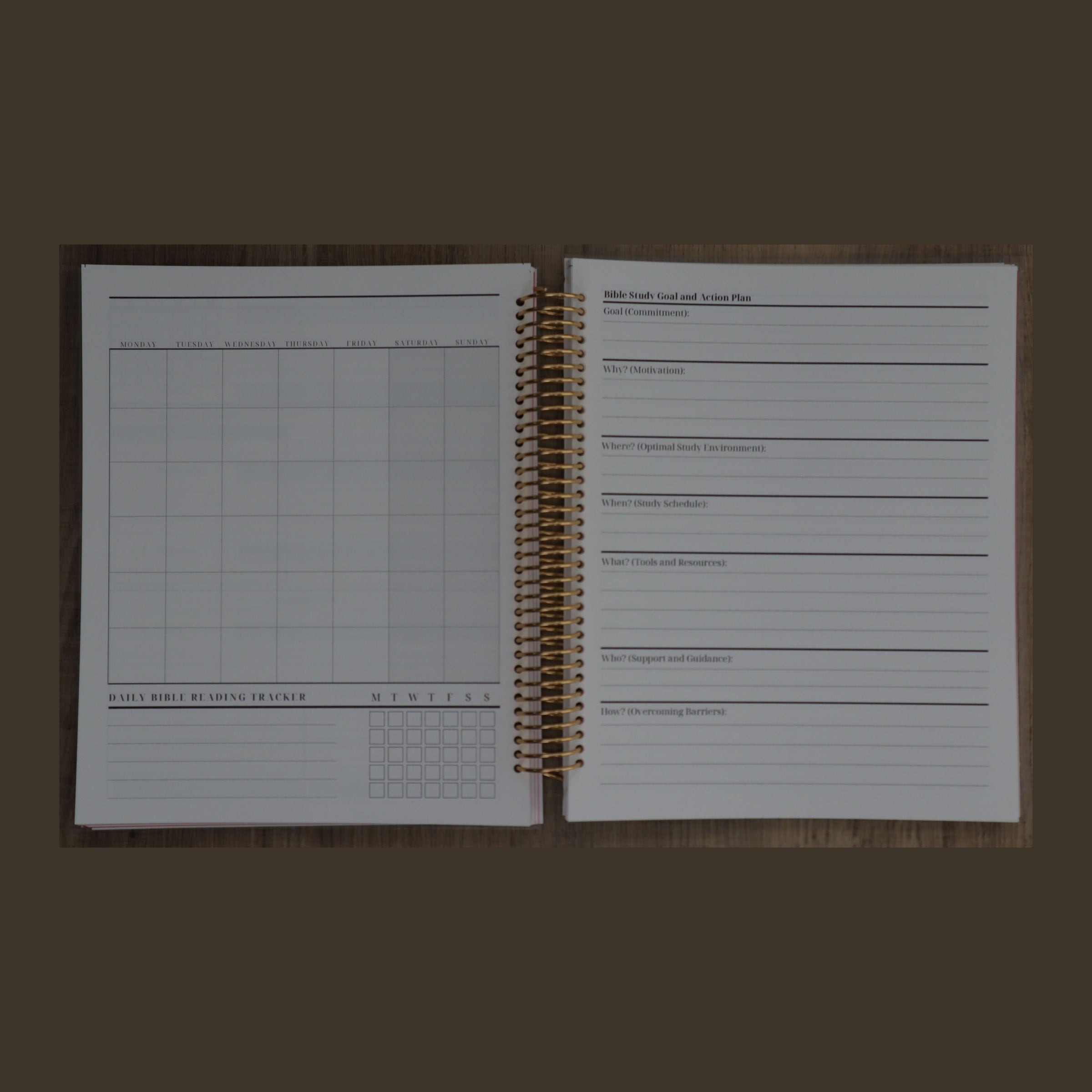 The Bible Study Planner - Undated 2025