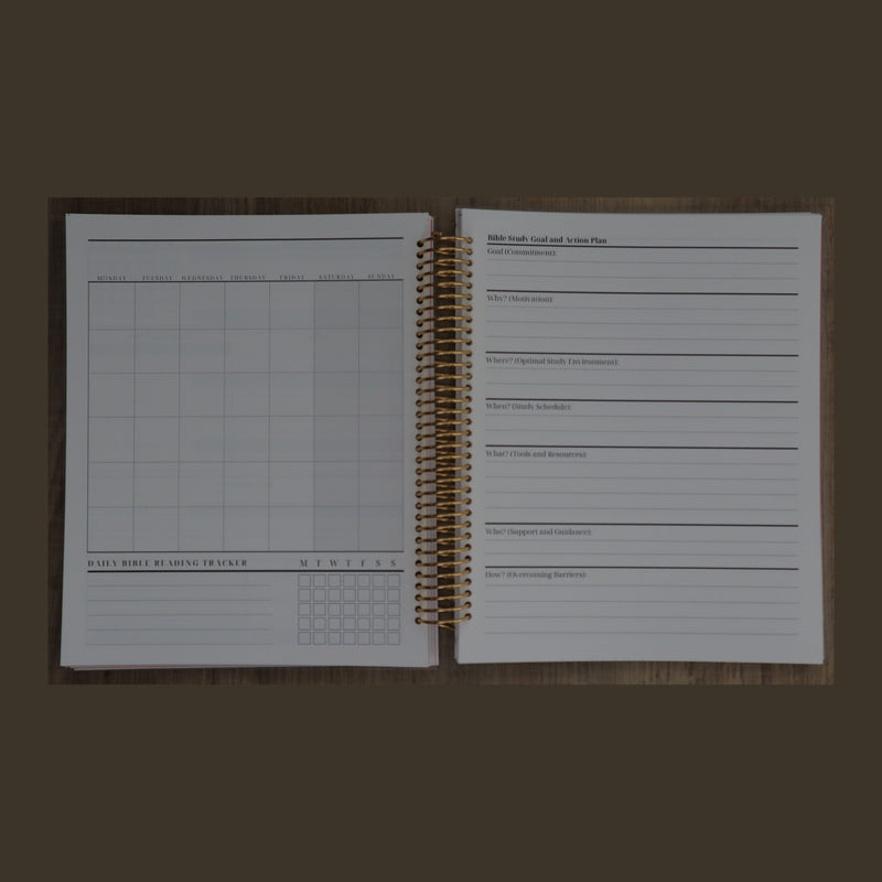 The Bible Study Planner - Undated 2025