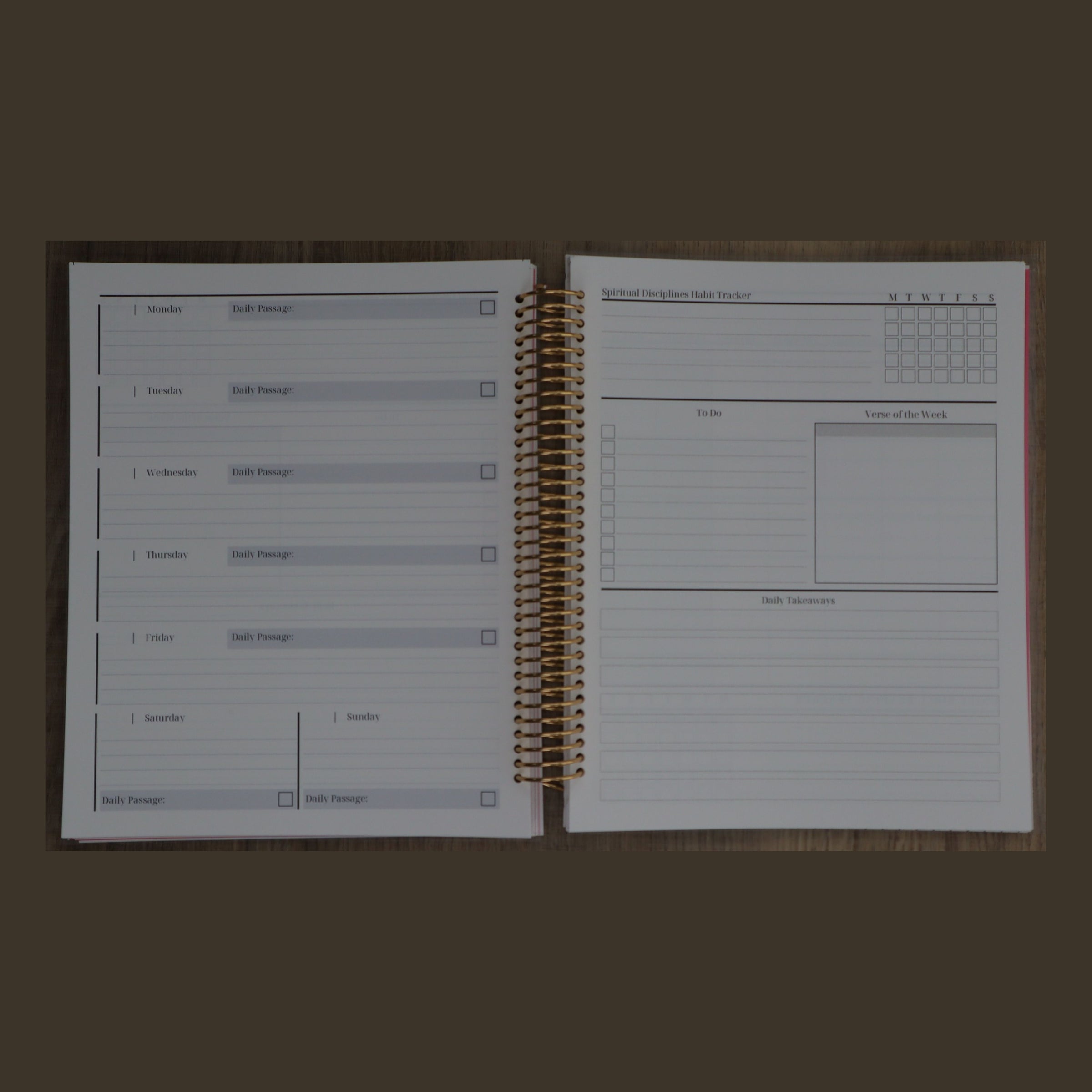 The Bible Study Planner - Undated 2025