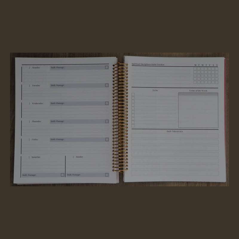 The Bible Study Planner - Undated 2025